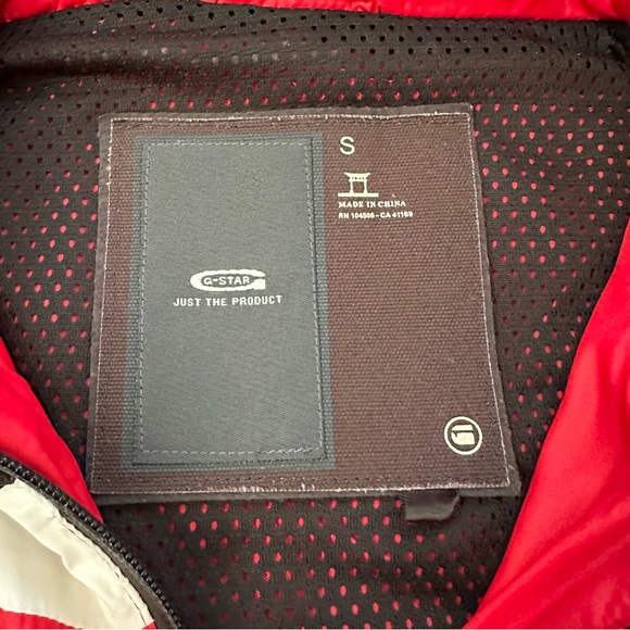 G star black and red light weight jacket - Picture 3 of 13